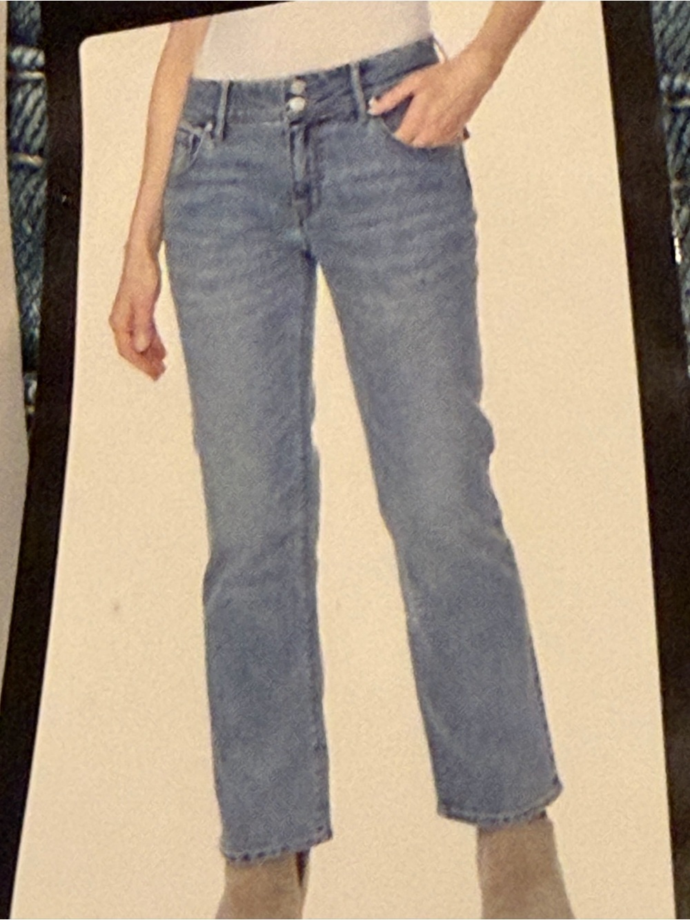 Hudson Jeans Light Wash Straight Leg Jeans